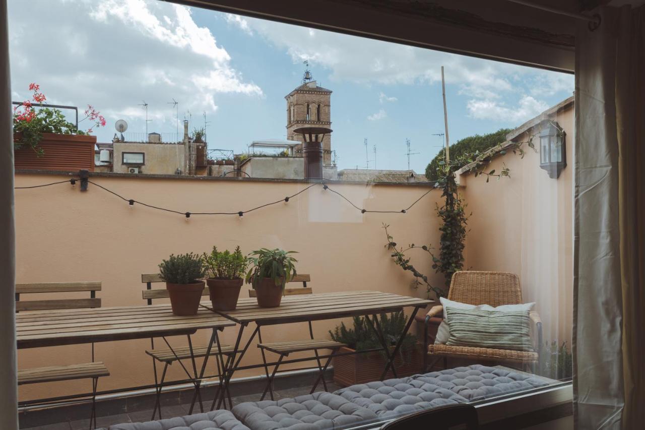 Amazing Penthouse With Terrace And Rooftop In Trastevere Rome Buitenkant foto