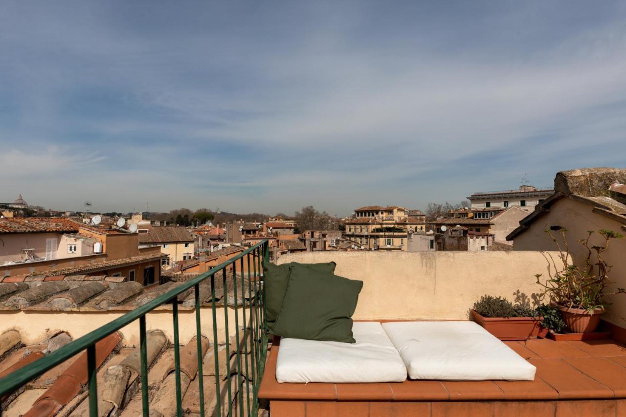 Amazing Penthouse With Terrace And Rooftop In Trastevere Rome Buitenkant foto